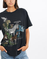 Vintage, 90s, Busch, Gardens, Tampa, Wildlife, Tee, The Real Deal, size small, colour Black, newtown, sydney, australia, thrift store, opshop, preloved, secondhand, sustainable, retro, antique, 70s, 80s, 90s, 2000s, 00s, fashion, clothing, streetwear, trendy, garment, style, boutique, store, shop, archive, sale, cheap, best, top, T-Shirts