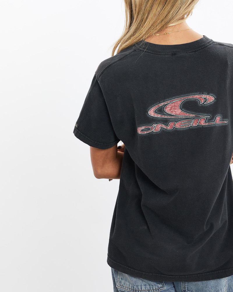 Vintage, O'Neill, Surf, Tee, The Real Deal, size extra small, colour Black, newtown, sydney, australia, thrift store, opshop, preloved, secondhand, sustainable, retro, antique, 70s, 80s, 90s, 2000s, 00s, fashion, clothing, streetwear, trendy, garment, style, boutique, store, shop, archive, sale, cheap, best, top, T-Shirts