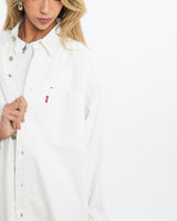 Vintage, 90s, Levi's, Button, Up, Shirt, The Real Deal, size small, colour White, newtown, sydney, australia, thrift store, opshop, preloved, secondhand, sustainable, retro, antique, 70s, 80s, 90s, 2000s, 00s, fashion, clothing, streetwear, trendy, garment, style, boutique, store, shop, archive, sale, cheap, best, top, Shirts