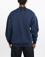 Vintage, 1995, NFL, Dallas, Cowboys, Sweatshirt, The Real Deal, size large, colour Navy, newtown, sydney, australia, thrift store, opshop, preloved, secondhand, sustainable, retro, antique, 70s, 80s, 90s, 2000s, 00s, fashion, clothing, streetwear, trendy, garment, style, boutique, store, shop, archive, sale, cheap, best, top, Sweats and hoodies