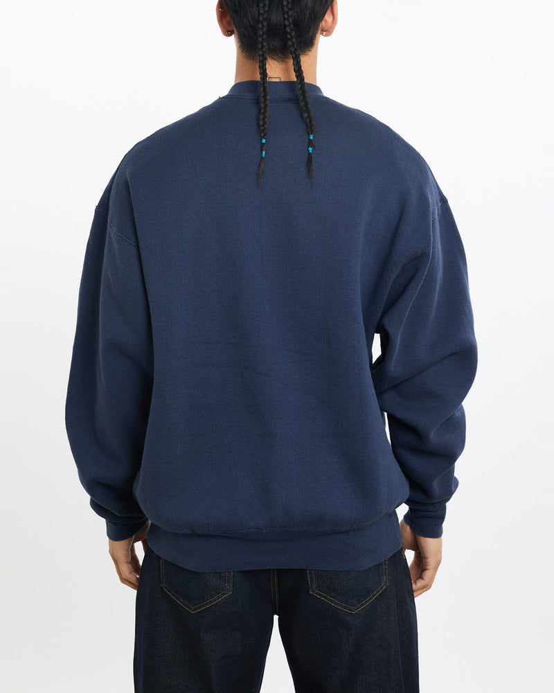 Vintage, 1995, NFL, Dallas, Cowboys, Sweatshirt, The Real Deal, size large, colour Navy, newtown, sydney, australia, thrift store, opshop, preloved, secondhand, sustainable, retro, antique, 70s, 80s, 90s, 2000s, 00s, fashion, clothing, streetwear, trendy, garment, style, boutique, store, shop, archive, sale, cheap, best, top, Sweats and hoodies