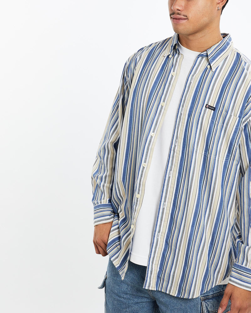 Vintage, Chaps, Ralph, Lauren, Button, Up, Shirt, The Real Deal, size extra large, colour Multicolour, newtown, sydney, australia, thrift store, opshop, preloved, secondhand, sustainable, retro, antique, 70s, 80s, 90s, 2000s, 00s, fashion, clothing, streetwear, trendy, garment, style, boutique, store, shop, archive, sale, cheap, best, top, Shirts