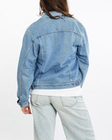 Vintage, Wrangler, Denim, Jacket, The Real Deal, size medium, colour Blue, newtown, sydney, australia, thrift store, opshop, preloved, secondhand, sustainable, retro, antique, 70s, 80s, 90s, 2000s, 00s, fashion, clothing, streetwear, trendy, garment, style, boutique, store, shop, archive, sale, cheap, best, top, Jackets