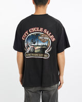 Vintage, Harley, Davidson, Tee, The Real Deal, size large, colour Black, newtown, sydney, australia, thrift store, opshop, preloved, secondhand, sustainable, retro, antique, 70s, 80s, 90s, 2000s, 00s, fashion, clothing, streetwear, trendy, garment, style, boutique, store, shop, archive, sale, cheap, best, top, T-Shirts