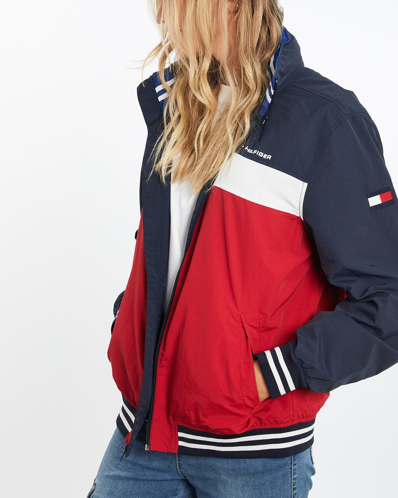 Tommy, Hilfiger, Windbreaker, Jacket, The Real Deal, size medium, colour Multicolour, newtown, sydney, australia, thrift store, opshop, preloved, secondhand, sustainable, retro, antique, 70s, 80s, 90s, 2000s, 00s, fashion, clothing, streetwear, trendy, garment, style, boutique, store, shop, archive, sale, cheap, best, top, Jackets