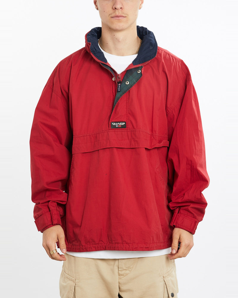 Vintage, 90s, Chaps, Ralph, Lauren, Windbreaker, Jacket, The Real Deal, size extra large, colour Burgundy, newtown, sydney, australia, thrift store, opshop, preloved, secondhand, sustainable, retro, antique, 70s, 80s, 90s, 2000s, 00s, fashion, clothing, streetwear, trendy, garment, style, boutique, store, shop, archive, sale, cheap, best, top, Jackets