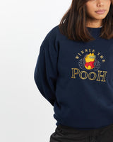 Vintage, 90s, Disney, Winnie, The, Pooh, Sweatshirt, The Real Deal, size extra small, colour Grey, newtown, sydney, australia, thrift store, opshop, preloved, secondhand, sustainable, retro, antique, 70s, 80s, 90s, 2000s, 00s, fashion, clothing, streetwear, trendy, garment, style, boutique, store, shop, archive, sale, cheap, best, top, Sweats and hoodies