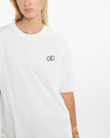 Vintage, 90s, Adidas, Tee, The Real Deal, size medium, colour White, newtown, sydney, australia, thrift store, opshop, preloved, secondhand, sustainable, retro, antique, 70s, 80s, 90s, 2000s, 00s, fashion, clothing, streetwear, trendy, garment, style, boutique, store, shop, archive, sale, cheap, best, top, T-Shirts