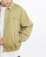 Vintage, 90s, Polo, Ralph, Lauren, Harrington, Jacket, The Real Deal, size extra large, colour Green, newtown, sydney, australia, thrift store, opshop, preloved, secondhand, sustainable, retro, antique, 70s, 80s, 90s, 2000s, 00s, fashion, clothing, streetwear, trendy, garment, style, boutique, store, shop, archive, sale, cheap, best, top, Jackets