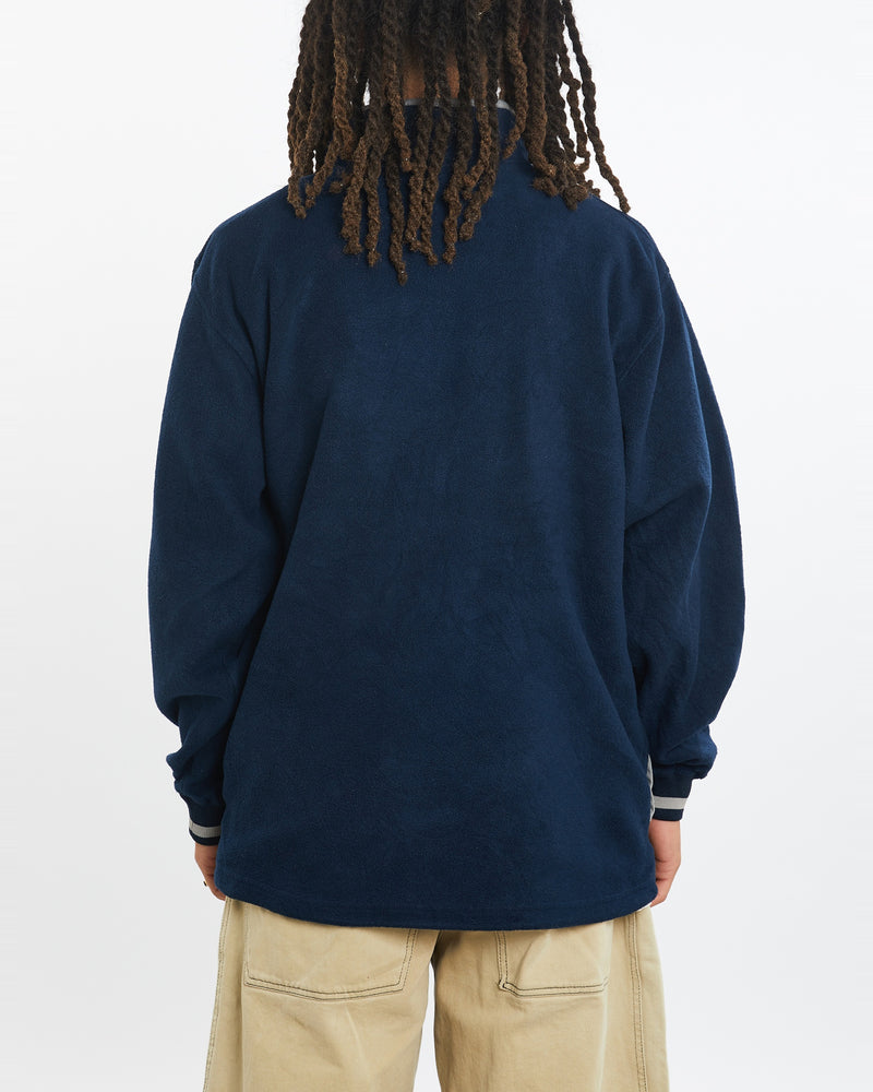 Vintage 90s MLB New York Yankees Quarter Zip Fleece Sweatshirt <br>L , The Real Deal , newtown, sydney, australia, thrift store, opshop, preloved, secondhand, sustainable, retro, antique, 70s, 80s, 90s, 2000s, 00s, fashion, clothing, streetwear, trendy, garment, style, boutique, store, shop, archive, sale, cheap, best, top