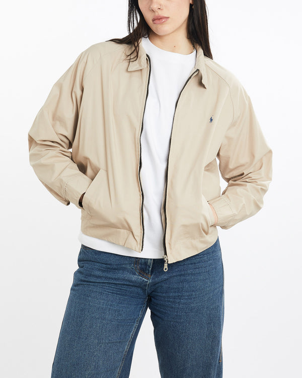 Vintage, 90s, Polo, Ralph, Lauren, Harrington, Jacket, The Real Deal, size medium, colour Brown, newtown, sydney, australia, thrift store, opshop, preloved, secondhand, sustainable, retro, antique, 70s, 80s, 90s, 2000s, 00s, fashion, clothing, streetwear, trendy, garment, style, boutique, store, shop, archive, sale, cheap, best, top, Jackets