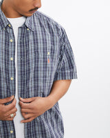 Vintage, 90s, Polo, Ralph, Lauren, Short, Sleeve, Button, Up, Shirt, The Real Deal, size large, colour Multicolour, newtown, sydney, australia, thrift store, opshop, preloved, secondhand, sustainable, retro, antique, 70s, 80s, 90s, 2000s, 00s, fashion, clothing, streetwear, trendy, garment, style, boutique, store, shop, archive, sale, cheap, best, top, Shirts