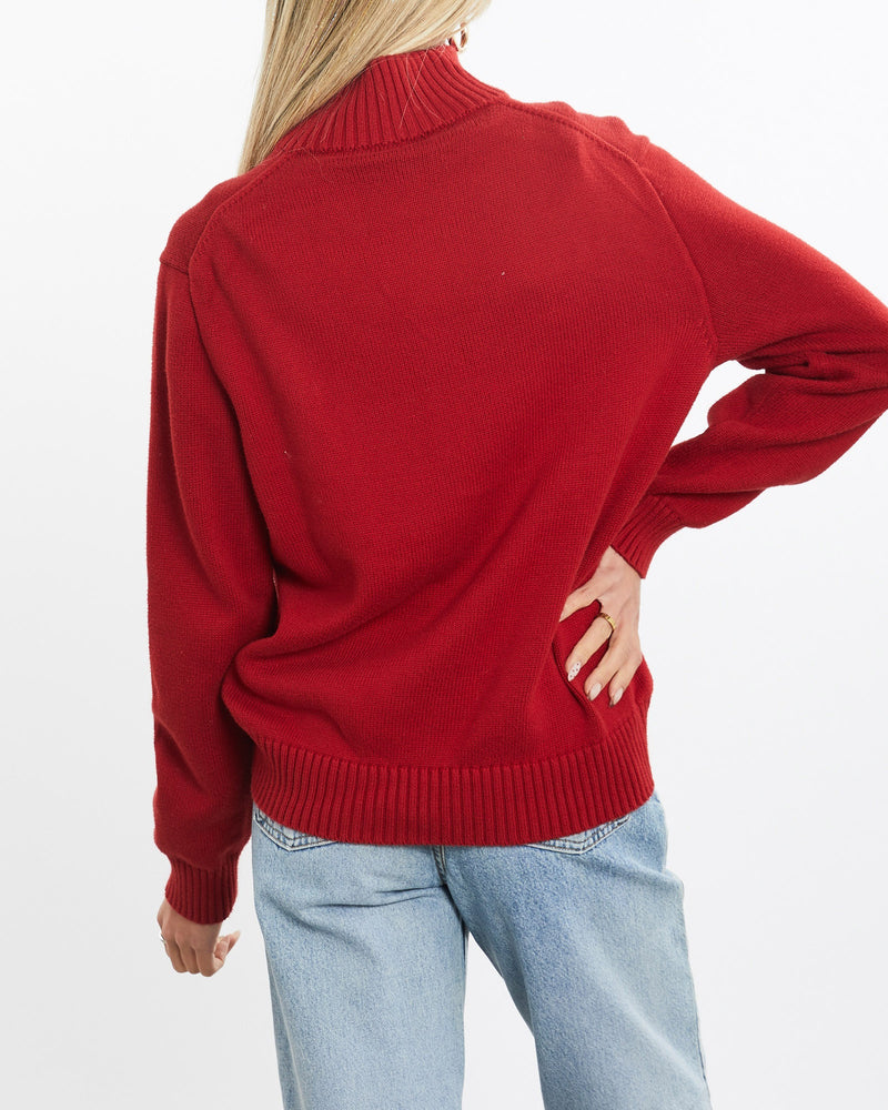 Vintage, Polo, Ralph, Lauren, Quarter, Zip, Sweater, The Real Deal, size extra small, colour Grey, newtown, sydney, australia, thrift store, opshop, preloved, secondhand, sustainable, retro, antique, 70s, 80s, 90s, 2000s, 00s, fashion, clothing, streetwear, trendy, garment, style, boutique, store, shop, archive, sale, cheap, best, top, Sweats and hoodies