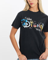 Vintage, 90s, Walt, Disney, World, Tee, The Real Deal, size extra small, colour Black, newtown, sydney, australia, thrift store, opshop, preloved, secondhand, sustainable, retro, antique, 70s, 80s, 90s, 2000s, 00s, fashion, clothing, streetwear, trendy, garment, style, boutique, store, shop, archive, sale, cheap, best, top, T-Shirts
