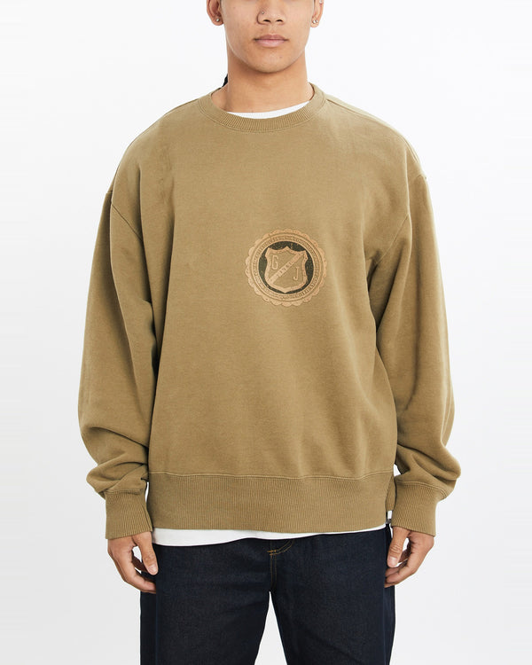 Vintage, Guess, USA, Sweatshirt, The Real Deal, size extra large, colour Brown, newtown, sydney, australia, thrift store, opshop, preloved, secondhand, sustainable, retro, antique, 70s, 80s, 90s, 2000s, 00s, fashion, clothing, streetwear, trendy, garment, style, boutique, store, shop, archive, sale, cheap, best, top, Sweats and hoodies