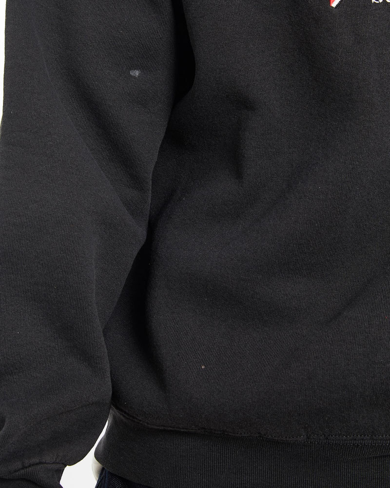 Vintage, 90s, Planet, Hollywood, Sweatshirt, The Real Deal, size large, colour Blue, newtown, sydney, australia, thrift store, opshop, preloved, secondhand, sustainable, retro, antique, 70s, 80s, 90s, 2000s, 00s, fashion, clothing, streetwear, trendy, garment, style, boutique, store, shop, archive, sale, cheap, best, top, Sweats and hoodies