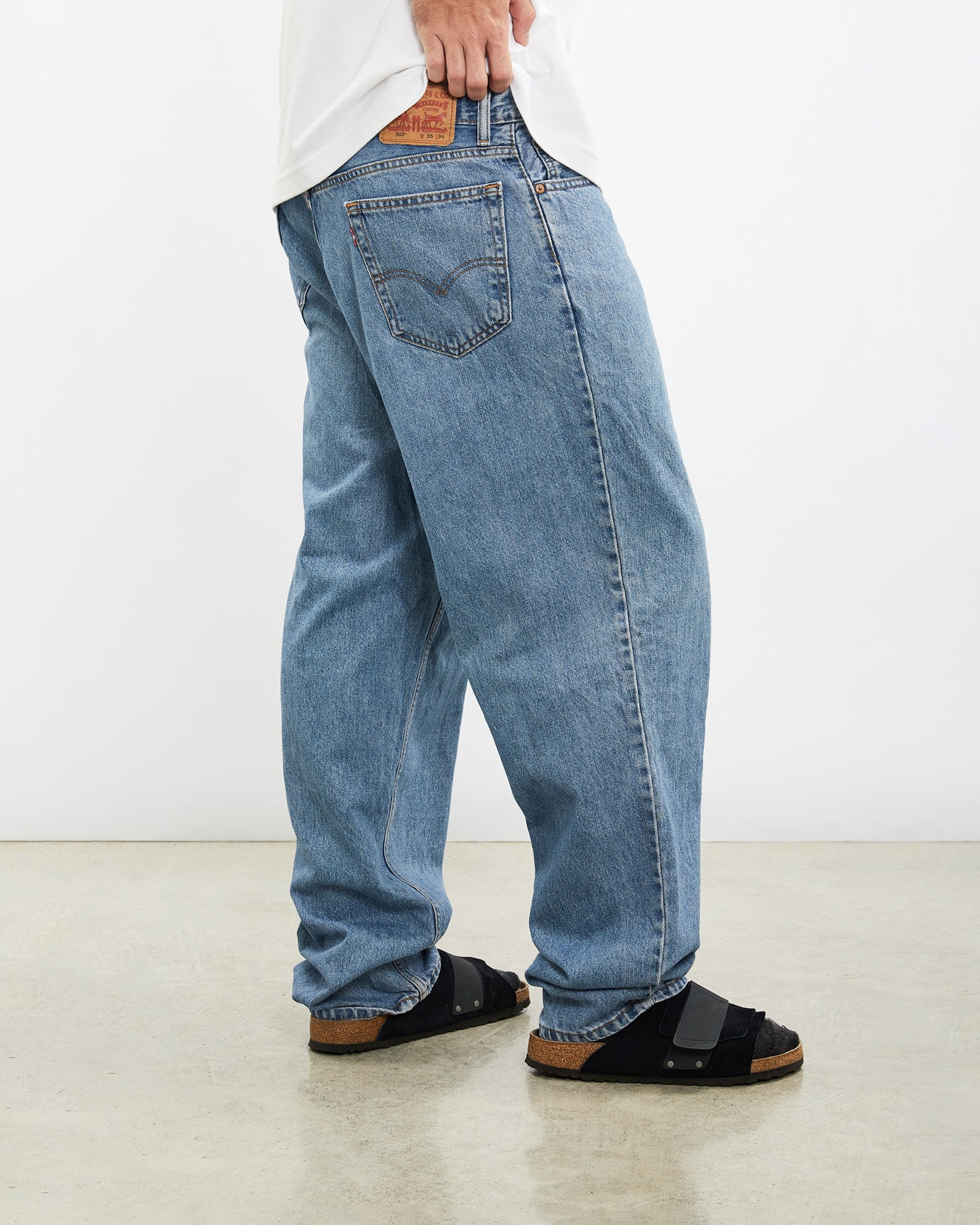 Levi's 560 baggy wide denim リーバイス 00s Levis 560 Mens Jeans Vintage Levi's 560 Denim Jeans 36