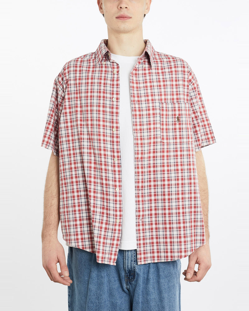 Vintage, 90s, Polo, Ralph, Lauren, Short, Sleeve, Button, Up, Shirt, The Real Deal, size extra large, colour Multicolour, newtown, sydney, australia, thrift store, opshop, preloved, secondhand, sustainable, retro, antique, 70s, 80s, 90s, 2000s, 00s, fashion, clothing, streetwear, trendy, garment, style, boutique, store, shop, archive, sale, cheap, best, top, Shirts