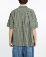 Vintage, 90s, Polo, Ralph, Lauren, Short, Sleeve, Button, Up, Shirt, The Real Deal, size extra large, colour Green, newtown, sydney, australia, thrift store, opshop, preloved, secondhand, sustainable, retro, antique, 70s, 80s, 90s, 2000s, 00s, fashion, clothing, streetwear, trendy, garment, style, boutique, store, shop, archive, sale, cheap, best, top, Shirts