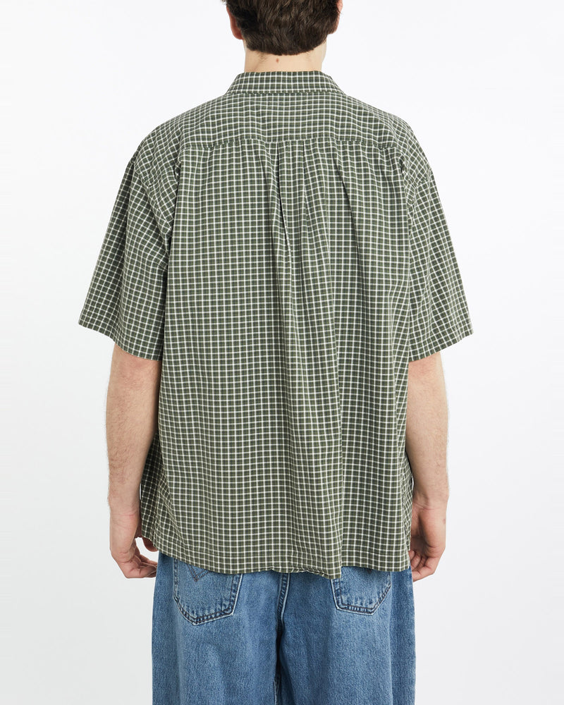 Vintage, 90s, Polo, Ralph, Lauren, Short, Sleeve, Button, Up, Shirt, The Real Deal, size extra large, colour Green, newtown, sydney, australia, thrift store, opshop, preloved, secondhand, sustainable, retro, antique, 70s, 80s, 90s, 2000s, 00s, fashion, clothing, streetwear, trendy, garment, style, boutique, store, shop, archive, sale, cheap, best, top, Shirts