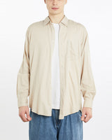 Vintage, Chaps, Ralph, Lauren, Button, Up, Shirt, The Real Deal, size extra large, colour Beige, newtown, sydney, australia, thrift store, opshop, preloved, secondhand, sustainable, retro, antique, 70s, 80s, 90s, 2000s, 00s, fashion, clothing, streetwear, trendy, garment, style, boutique, store, shop, archive, sale, cheap, best, top, Shirts