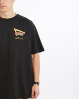 Vintage, In-N-Out, Burger, Tee, The Real Deal, size large, colour Black, newtown, sydney, australia, thrift store, opshop, preloved, secondhand, sustainable, retro, antique, 70s, 80s, 90s, 2000s, 00s, fashion, clothing, streetwear, trendy, garment, style, boutique, store, shop, archive, sale, cheap, best, top, T-Shirts