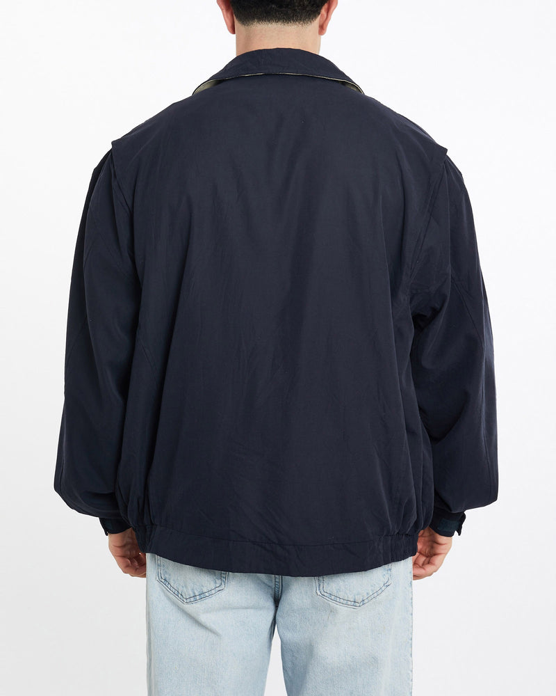 Vintage, 90s, Polo, Ralph, Lauren, Harrington, Jacket, The Real Deal, size double extra large, colour Navy, newtown, sydney, australia, thrift store, opshop, preloved, secondhand, sustainable, retro, antique, 70s, 80s, 90s, 2000s, 00s, fashion, clothing, streetwear, trendy, garment, style, boutique, store, shop, archive, sale, cheap, best, top, Jackets