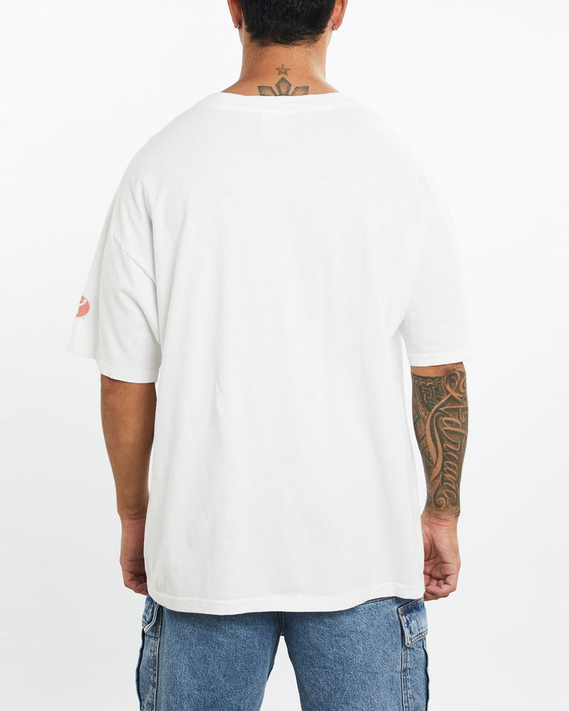 Vintage, 90s, Krispy, Kreme, Tee, The Real Deal, size extra large, colour White, newtown, sydney, australia, thrift store, opshop, preloved, secondhand, sustainable, retro, antique, 70s, 80s, 90s, 2000s, 00s, fashion, clothing, streetwear, trendy, garment, style, boutique, store, shop, archive, sale, cheap, best, top, T-Shirts