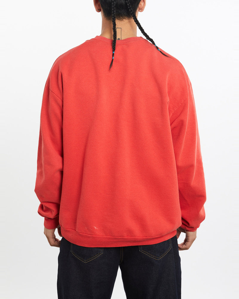 Vintage, 1994, NCAA, Badgers, vs, Bruins, Rose, Bowl, Sweatshirt, The Real Deal, size large, colour Red, newtown, sydney, australia, thrift store, opshop, preloved, secondhand, sustainable, retro, antique, 70s, 80s, 90s, 2000s, 00s, fashion, clothing, streetwear, trendy, garment, style, boutique, store, shop, archive, sale, cheap, best, top, Sweats and hoodies