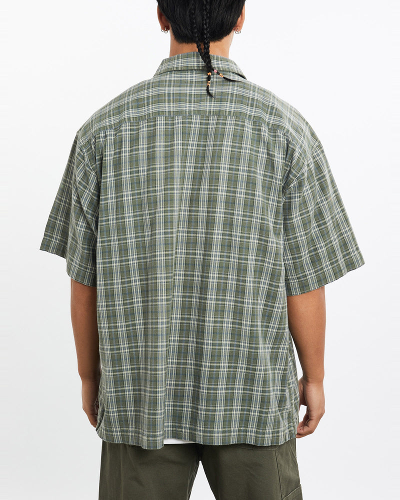 Vintage, 90s, Polo, Ralph, Lauren, Short, Sleeve, Button, Up, Shirt, The Real Deal, size large, colour Green, newtown, sydney, australia, thrift store, opshop, preloved, secondhand, sustainable, retro, antique, 70s, 80s, 90s, 2000s, 00s, fashion, clothing, streetwear, trendy, garment, style, boutique, store, shop, archive, sale, cheap, best, top, Shirts