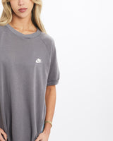 Vintage, 80s, Nike, Mesh, Tee, The Real Deal, size small, colour Grey, newtown, sydney, australia, thrift store, opshop, preloved, secondhand, sustainable, retro, antique, 70s, 80s, 90s, 2000s, 00s, fashion, clothing, streetwear, trendy, garment, style, boutique, store, shop, archive, sale, cheap, best, top, T-Shirts