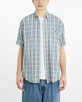 Vintage, 90s, Polo, Ralph, Lauren, Short, Sleeve, Button, Up, Shirt, The Real Deal, size extra large, colour Multicolour, newtown, sydney, australia, thrift store, opshop, preloved, secondhand, sustainable, retro, antique, 70s, 80s, 90s, 2000s, 00s, fashion, clothing, streetwear, trendy, garment, style, boutique, store, shop, archive, sale, cheap, best, top, Shirts