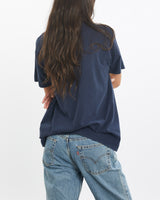 Vintage, Nike, Tee, The Real Deal, size small, colour Navy, newtown, sydney, australia, thrift store, opshop, preloved, secondhand, sustainable, retro, antique, 70s, 80s, 90s, 2000s, 00s, fashion, clothing, streetwear, trendy, garment, style, boutique, store, shop, archive, sale, cheap, best, top, T-Shirts