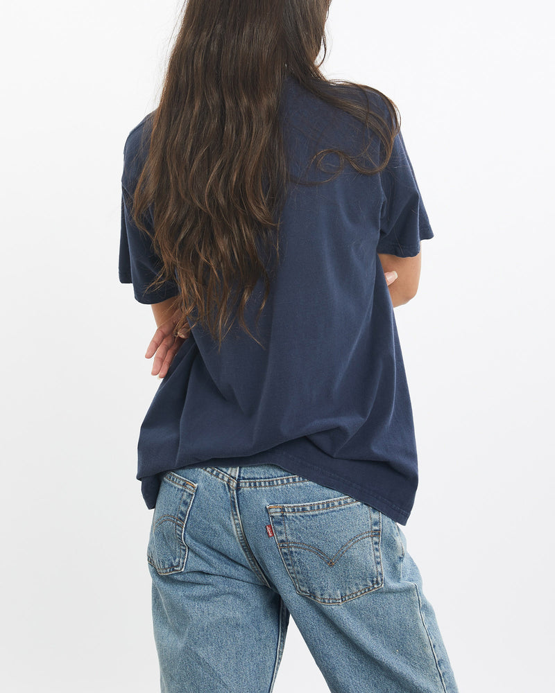 Vintage, Nike, Tee, The Real Deal, size small, colour Navy, newtown, sydney, australia, thrift store, opshop, preloved, secondhand, sustainable, retro, antique, 70s, 80s, 90s, 2000s, 00s, fashion, clothing, streetwear, trendy, garment, style, boutique, store, shop, archive, sale, cheap, best, top, T-Shirts