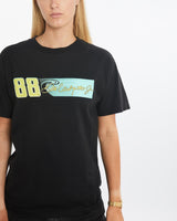 Vintage, Dale, Earnhardt, Jr., NASCAR, Racing, Tee, The Real Deal, size medium, colour Black, newtown, sydney, australia, thrift store, opshop, preloved, secondhand, sustainable, retro, antique, 70s, 80s, 90s, 2000s, 00s, fashion, clothing, streetwear, trendy, garment, style, boutique, store, shop, archive, sale, cheap, best, top, T-Shirts