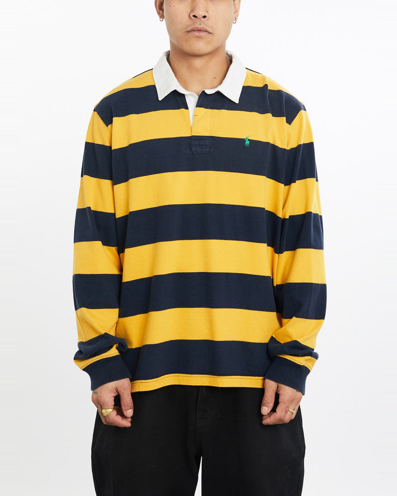 Vintage, 90s, Polo, Ralph, Lauren, Rugby, Shirt, The Real Deal, size extra large, colour Multicolour, newtown, sydney, australia, thrift store, opshop, preloved, secondhand, sustainable, retro, antique, 70s, 80s, 90s, 2000s, 00s, fashion, clothing, streetwear, trendy, garment, style, boutique, store, shop, archive, sale, cheap, best, top, Shirts