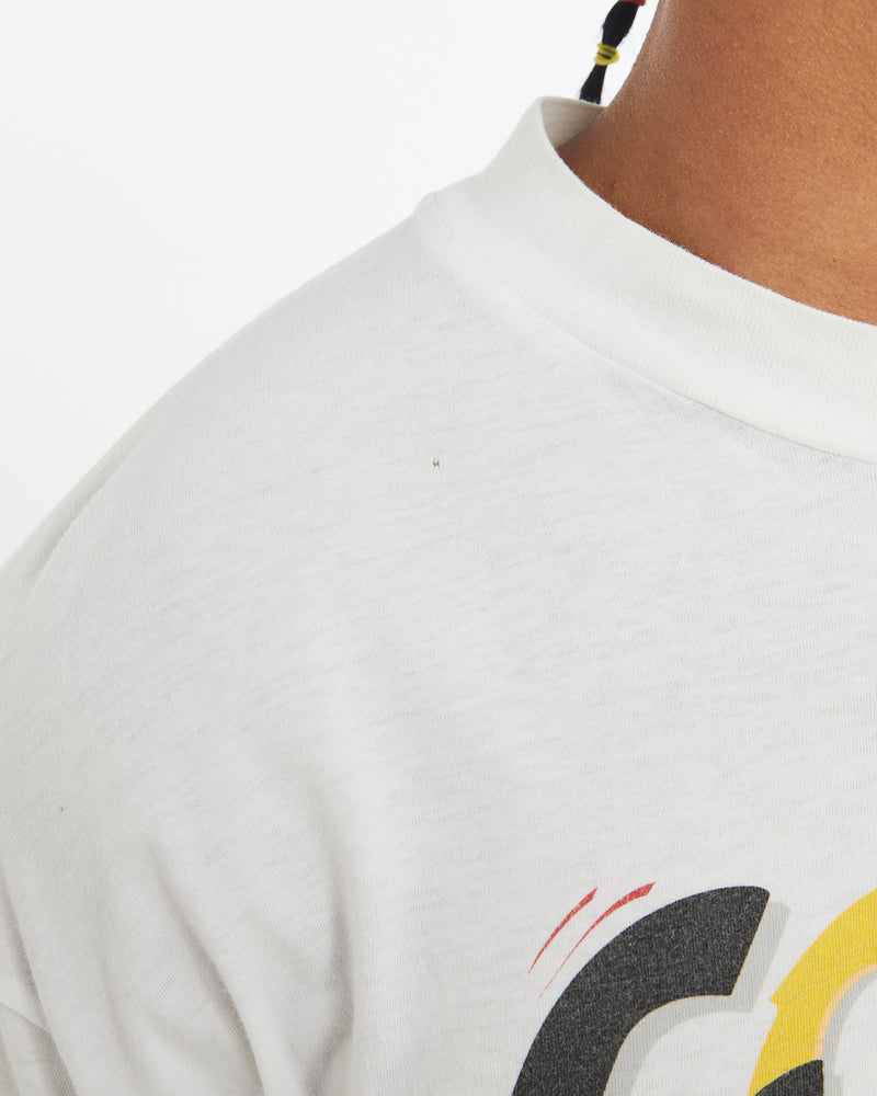 Vintage 1998 France FIFA World Cup 'Go Belgium' Tee <br>L , The Real Deal , newtown, sydney, australia, thrift store, opshop, preloved, secondhand, sustainable, retro, antique, 70s, 80s, 90s, 2000s, 00s, fashion, clothing, streetwear, trendy, garment, style, boutique, store, shop, archive, sale, cheap, best, top