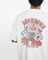 Vintage 1998 Chick-fil-A 'Peach Bowl' Cavaliers vs Bulldogs Tee <br>XL , The Real Deal , newtown, sydney, australia, thrift store, opshop, preloved, secondhand, sustainable, retro, antique, 70s, 80s, 90s, 2000s, 00s, fashion, clothing, streetwear, trendy, garment, style, boutique, store, shop, archive, sale, cheap, best, top