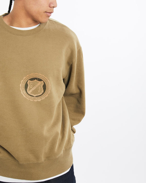 Vintage, Guess, USA, Sweatshirt, The Real Deal, size extra large, colour Brown, newtown, sydney, australia, thrift store, opshop, preloved, secondhand, sustainable, retro, antique, 70s, 80s, 90s, 2000s, 00s, fashion, clothing, streetwear, trendy, garment, style, boutique, store, shop, archive, sale, cheap, best, top, Sweats and hoodies