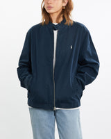 Vintage, 90s, Polo, Ralph, Lauren, Harrington, Jacket, The Real Deal, size large, colour Navy, newtown, sydney, australia, thrift store, opshop, preloved, secondhand, sustainable, retro, antique, 70s, 80s, 90s, 2000s, 00s, fashion, clothing, streetwear, trendy, garment, style, boutique, store, shop, archive, sale, cheap, best, top, Jackets