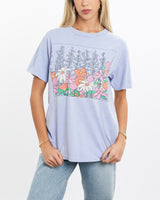 Vintage, 1992, Flower, Tee, The Real Deal, size extra small, colour Purple, newtown, sydney, australia, thrift store, opshop, preloved, secondhand, sustainable, retro, antique, 70s, 80s, 90s, 2000s, 00s, fashion, clothing, streetwear, trendy, garment, style, boutique, store, shop, archive, sale, cheap, best, top, T-Shirts