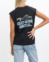 Vintage, Harley, Davidson, Tank, The Real Deal, size extra small, colour Black, newtown, sydney, australia, thrift store, opshop, preloved, secondhand, sustainable, retro, antique, 70s, 80s, 90s, 2000s, 00s, fashion, clothing, streetwear, trendy, garment, style, boutique, store, shop, archive, sale, cheap, best, top, T-Shirts