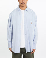 Vintage, 90s, Chaps, Ralph, Lauren, Button, Up, Shirt, The Real Deal, size extra large, colour Blue, newtown, sydney, australia, thrift store, opshop, preloved, secondhand, sustainable, retro, antique, 70s, 80s, 90s, 2000s, 00s, fashion, clothing, streetwear, trendy, garment, style, boutique, store, shop, archive, sale, cheap, best, top, Shirts