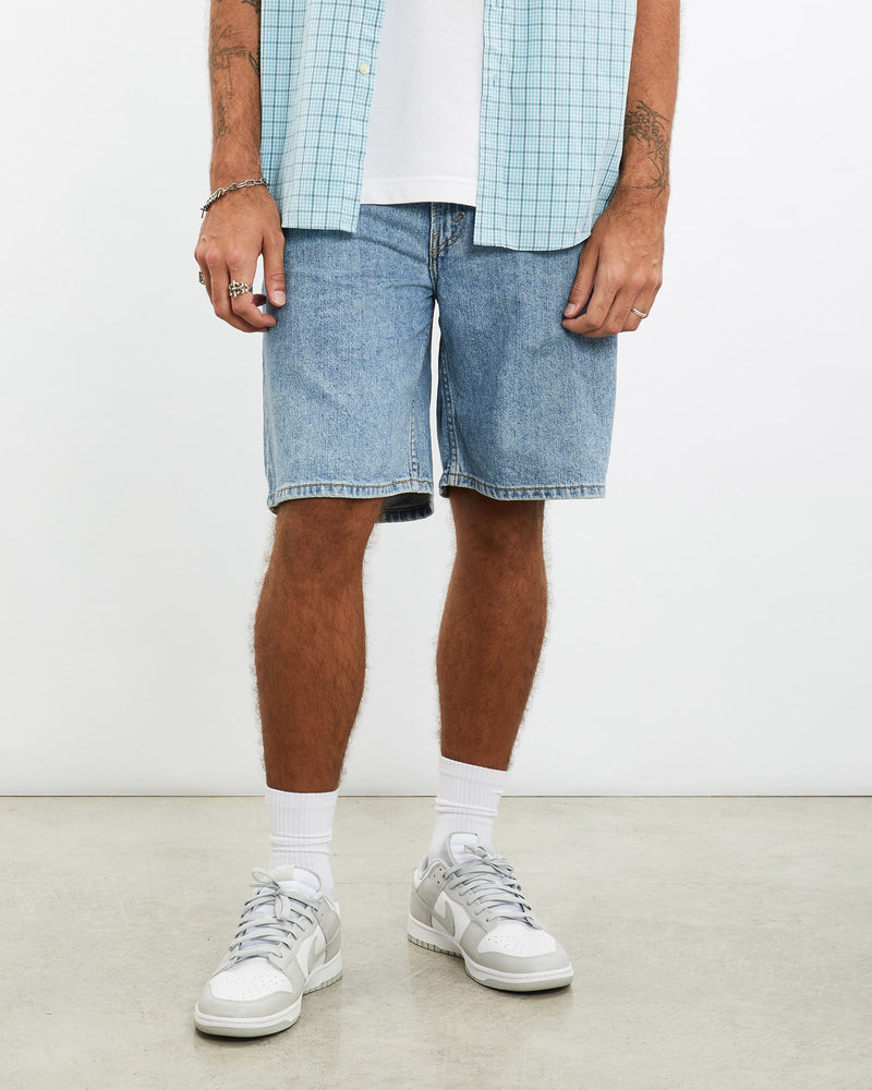 Vintage, Levi's, 550, Denim, Shorts, The Real Deal, size 36", colour Blue, newtown, sydney, australia, thrift store, opshop, preloved, secondhand, sustainable, retro, antique, 70s, 80s, 90s, 2000s, 00s, fashion, clothing, streetwear, trendy, garment, style, boutique, store, shop, archive, sale, cheap, best, top, Shorts