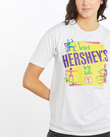Vintage, 1994, Hershey's, Chocolate, Tee, The Real Deal, size small, colour Grey, newtown, sydney, australia, thrift store, opshop, preloved, secondhand, sustainable, retro, antique, 70s, 80s, 90s, 2000s, 00s, fashion, clothing, streetwear, trendy, garment, style, boutique, store, shop, archive, sale, cheap, best, top, T-Shirts