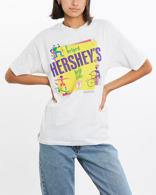 Vintage, 1994, Hershey's, Chocolate, Tee, The Real Deal, size small, colour Grey, newtown, sydney, australia, thrift store, opshop, preloved, secondhand, sustainable, retro, antique, 70s, 80s, 90s, 2000s, 00s, fashion, clothing, streetwear, trendy, garment, style, boutique, store, shop, archive, sale, cheap, best, top, T-Shirts