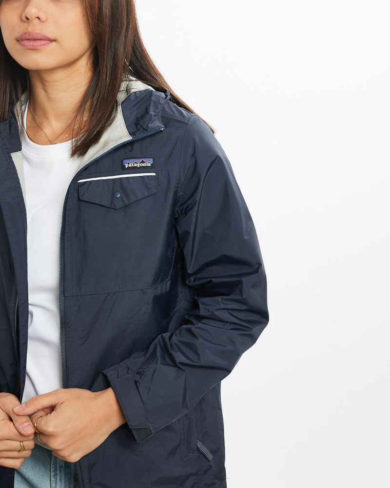 Vintage, Patagonia, Windbreaker, Jacket, The Real Deal, size double extra small, colour Navy, newtown, sydney, australia, thrift store, opshop, preloved, secondhand, sustainable, retro, antique, 70s, 80s, 90s, 2000s, 00s, fashion, clothing, streetwear, trendy, garment, style, boutique, store, shop, archive, sale, cheap, best, top, Jackets