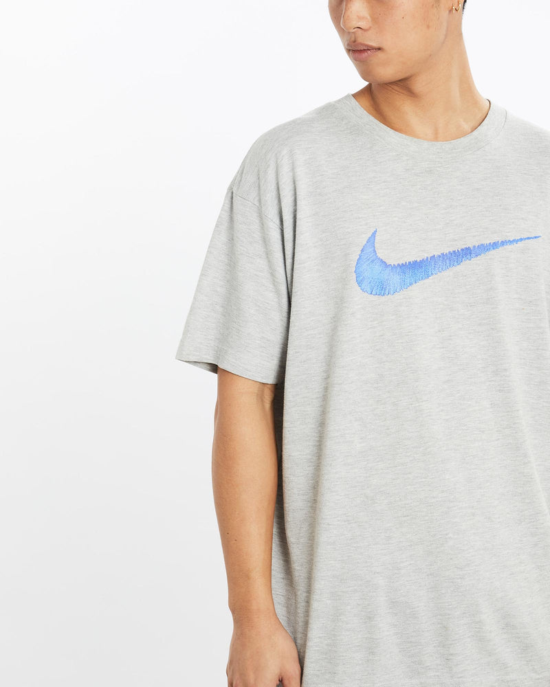 Vintage, 90s, Nike, Tee, The Real Deal, size large, colour Grey, newtown, sydney, australia, thrift store, opshop, preloved, secondhand, sustainable, retro, antique, 70s, 80s, 90s, 2000s, 00s, fashion, clothing, streetwear, trendy, garment, style, boutique, store, shop, archive, sale, cheap, best, top, T-Shirts