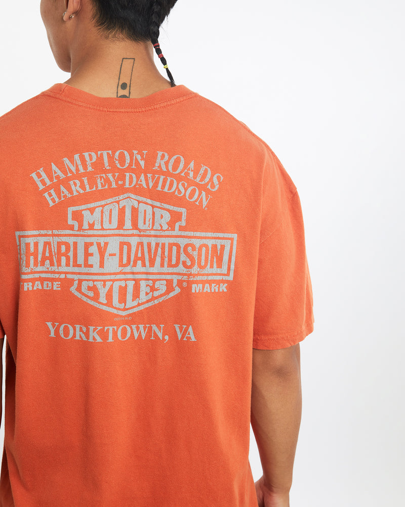 Vintage Harley Davidson Tee <br>L , The Real Deal , newtown, sydney, australia, thrift store, opshop, preloved, secondhand, sustainable, retro, antique, 70s, 80s, 90s, 2000s, 00s, fashion, clothing, streetwear, trendy, garment, style, boutique, store, shop, archive, sale, cheap, best, top