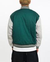 Vintage, NCAA, Michigan, State, Spartans, Varsity, Jacket, The Real Deal, size extra large, colour Multicolour, newtown, sydney, australia, thrift store, opshop, preloved, secondhand, sustainable, retro, antique, 70s, 80s, 90s, 2000s, 00s, fashion, clothing, streetwear, trendy, garment, style, boutique, store, shop, archive, sale, cheap, best, top, Jackets